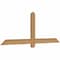Ekena Millwork Eugene Smooth Timber Gable Bracket, Western Red Cedar, 60"W x 22"H x 1 1/2"D x 3 1/2"F, 9/12 Pitch GBW060X22X0204EUG00SWR - alternate 3